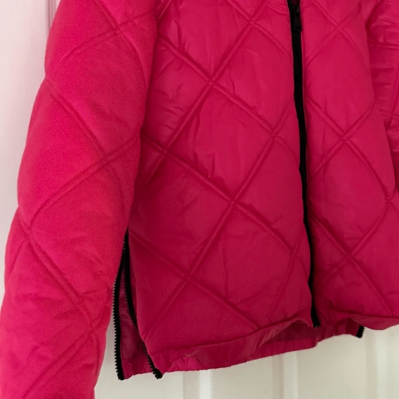 Kenneth Cole Fuchsia Puffer Jacket - Picture 5 of 8
